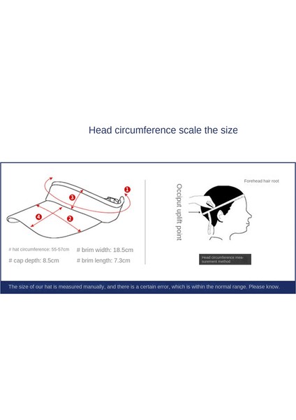 Kadın Golf Şapkaları Güneş Geçirmez Güneşlik Çatısız Nefes Alabilen Şapka Nem Emme MZ046 Lacivert (Yurt Dışından) fiyatları