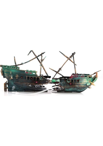 Büyük Akvaryum Batık Dekor Tekne Plastik Set Reçine Gemi Balık Tankı Süsler Akvaryum Dekor Aksesuarları Için (Yurt Dışından) modelleri