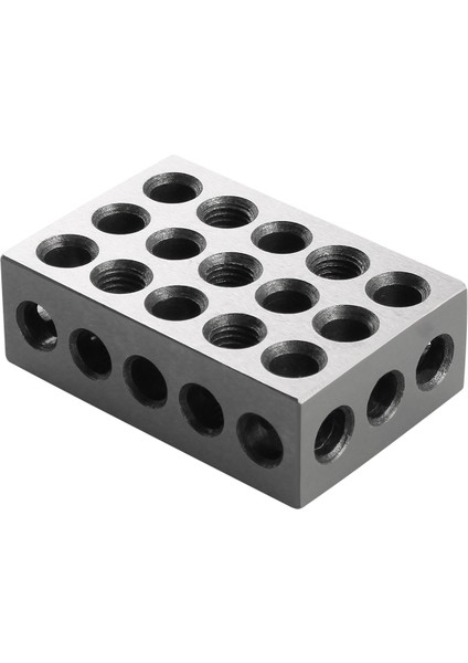 2 Adet/çift 23 Delik Hassas 25-50-75MM Blok Ölçer Sertleştirilmiş Çelik Paralel Blok Seti Uyumlu Makinist Freze Aracı (Yurt Dışından)