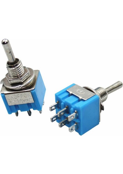 10 Adet MTS-203 Geçiş Anahtarı 6A 125VAC Spdt 6mm Mini Anahtar Dpdt Su Geçirmez Kapak Üzerinde Kapalı (Yurt Dışından)