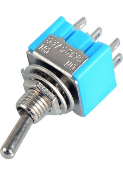 10 Adet MTS-203 Geçiş Anahtarı 6A 125VAC Spdt 6mm Mini Anahtar Dpdt Su Geçirmez Kapak Üzerinde Kapalı (Yurt Dışından)