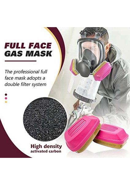 Многоцелевые Наборы,tam Yüz Gaz Maskesi - 6800 Organik Buhar, Toz, Boya, Formaldehit Için 60926 Hava Filtreli Yeniden Kullanılabilir Solunum Maskesi (Yurt Dışından) indirimleri