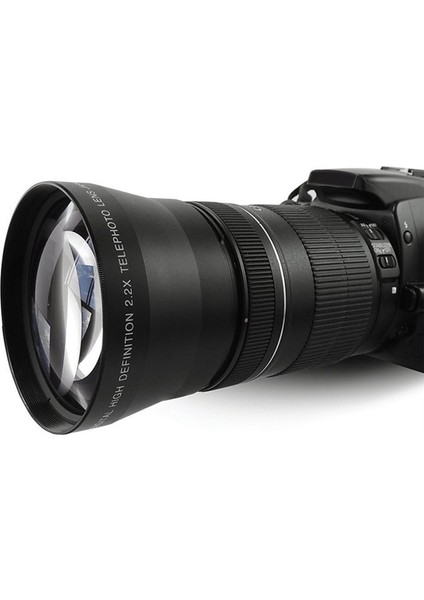 72MM 2.2x Tele Dönüştürücü Lens Evrensel Slr Kamera Tele Dönüştürücü Aynasız Kamera Lensi ile Uyumlu (Yurt Dışından) modelleri