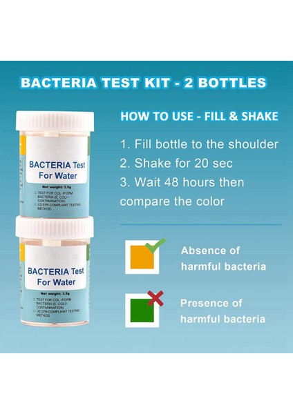 Ev Için 17'si 1 Arada Komple Su Test Kiti, 100 Şerit + Içme Suyu Için 2 Su Test Kiti Kolay Test, Ph, Kurşun (Yurt Dışından) indirimleri