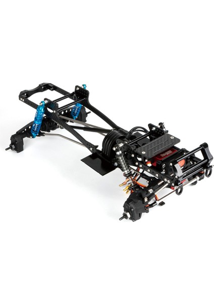 2x Karbon Fiber Pil Tepsisi Esc Alıcı Montajı Eksenel SCX10 Capra 1/10 Rc Araba Şasi Alt Ağırlık Merkezi Rayları (Yurt Dışından)