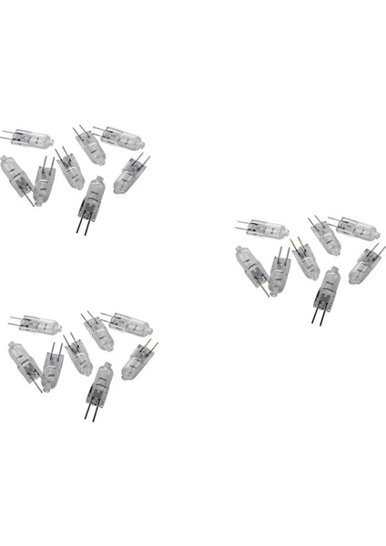 12V 20W Halojen Ampul Sıcak Beyaz Işık Lambası Bi-Pin Tabanı 24 Adet (Yurt Dışından)