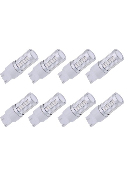 7443, T20 LED Ampuller Kırmızı 900 Lümen Süper Parlak Dönüş Işığı Yedekleme Ters Işık Kuyruk Ampul Dc 12V 3.6W (8'li Paket) (Yurt Dışından)