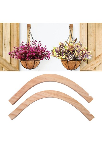 6x Ahşap Duvar Kancaları, Bitki Askıları Kapalı, Asılı Bitkiler Için Duvara Monte Bitki Kancaları, Çiçek Braketi, Rüzgar Çanları Kancaları (Yurt Dışından) fırsatları