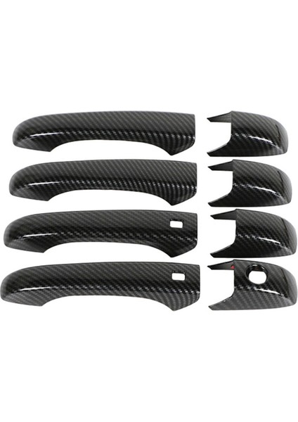 Karbon Fiber Yan Dikiz Aynası Kapağı Trim + Kapı Kolu Kapağı Trim 2011-2020 Grand Durango ile Uyumlu (Yurt Dışından) modelleri