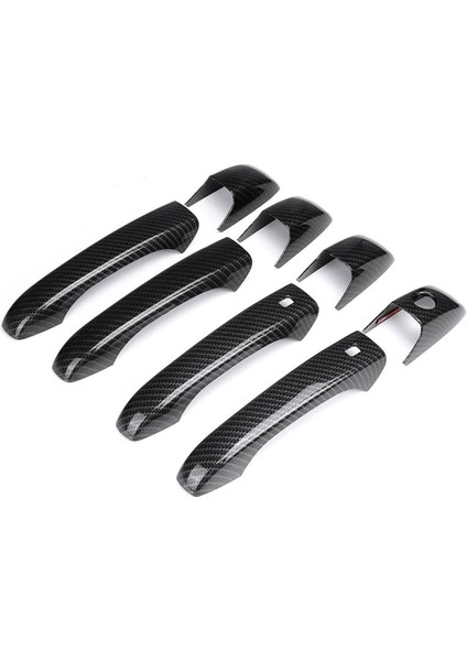 Karbon Fiber Yan Dikiz Aynası Kapağı Trim + Kapı Kolu Kapağı Trim 2011-2020 Grand Durango ile Uyumlu (Yurt Dışından) fırsatları