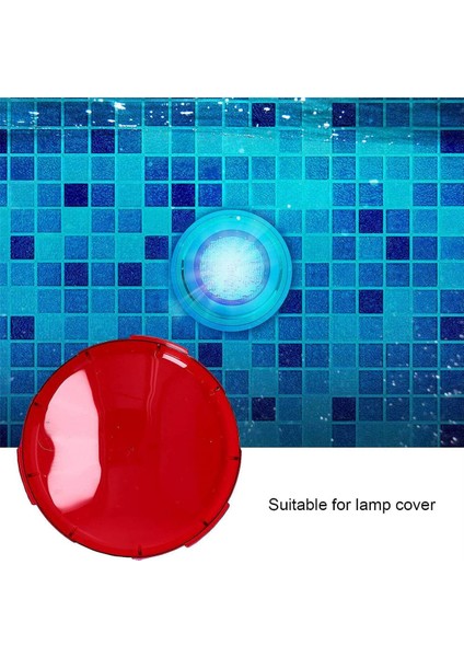 7.5 Inç Sualtı Havuz Işık Lens Kapağı Evrensel Lamba Değiştirme Snap-On Akvaryum Işığı Havuz ve Spa Açık Mavi (Yurt Dışından)
