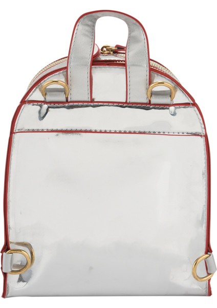 Kore Tarzı Omuz Çantası Kadın Gelgit Mini Sırt Çantaları Şeker Renk Öğrenci Küçük Sırt Çantası Yaz Seyahat Sırt Çantası Gümüş (Yurt Dışından) modelleri