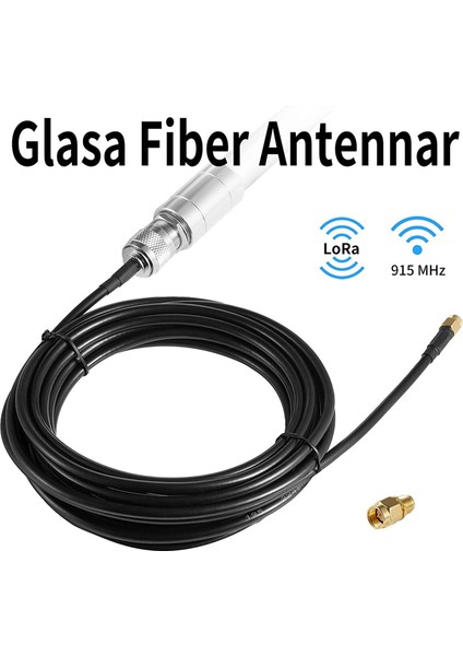 8dbi Uzun Menzilli Hücresel Ultra Mesafe Lora Ağ Geçidi Anteni Çok Yönlü Cam Elyaf Lorawan 915MHZ Anten (Yurt Dışından) fiyatları