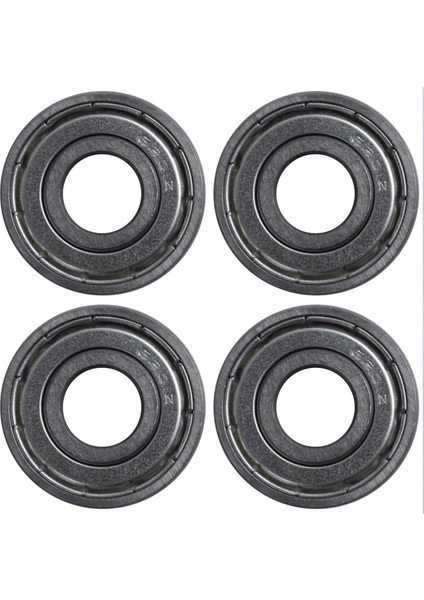 4x 6201Z Sabit Bilyalı Rulman, Metal, 12 x 32 x 10 Mm, Keçeli (Yurt Dışından)