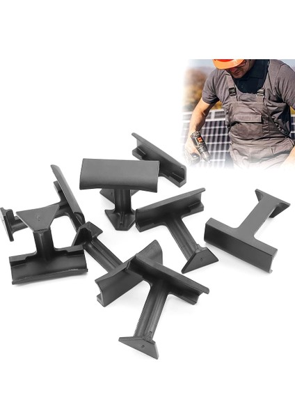 Güneş Paneli Su Tahliye Klipsleri Çamur Temizleme Klipsi 20'li Paket Su Drenajı Için Temizleme Klipsleri 40 mm (Yurt Dışından)