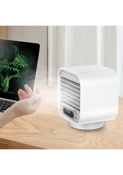 Taşınabilir Klima Fanı Masaüstü Mini Soğutucu USB 3 Ev Ofis Için Soğutma Nemlendirici - Yeşil (Yurt Dışından) modelleri