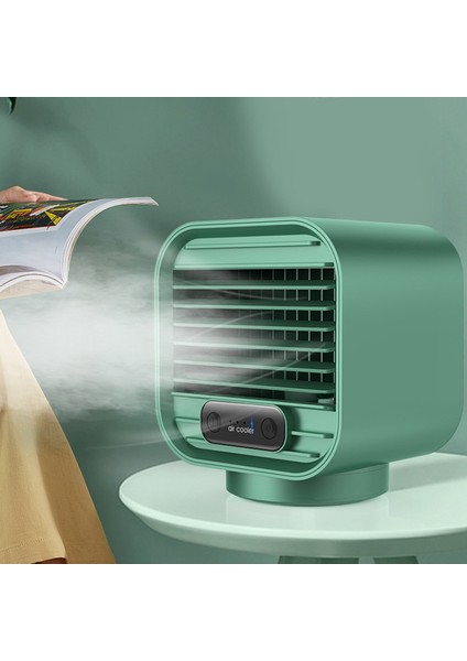 Taşınabilir Klima Fanı Masaüstü Mini Soğutucu USB 3 Ev Ofis Için Soğutma Nemlendirici - Yeşil (Yurt Dışından) fırsatları