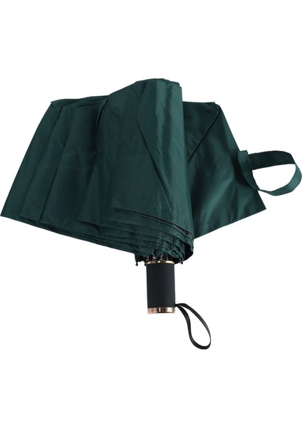 Uv Şeffaf Şemsiye Üç Katlı Kalınlaşmış Siyah Tutkal Güneş Koruyucu Güneş Şemsiyesi Dokuz Kontrplak Şemsiye Yeşil (Yurt Dışından) modelleri