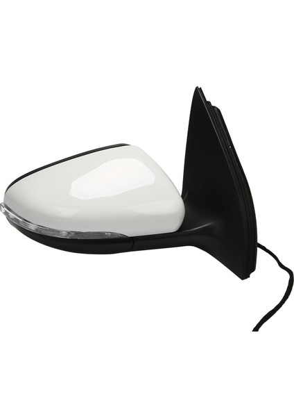 Sağ Yan Kapı Dikiz Aynası Düzeneği Sağ 6 Kablo Golf Mk6 2009-2012 ile Uyumlu, Elektrikli Ayarlı / Isıtmalı Beyaz (Yurt Dışından) modelleri