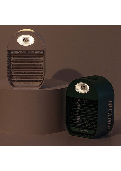 Ofis Için 360 Döndürme Ayarlanabilir Açı ile 3 Hızlı Mini USB Masaüstü Fan Kişisel Taşınabilir Soğutma (Beyaz) (Yurt Dışından)