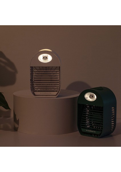 Mini USB Taşınabilir Hava Soğutucu Fan Kremi Hafif Masaüstü Ofis Yatak Odası Için Soğutma Nemlendirici, Beyaz (Yurt Dışından) modelleri