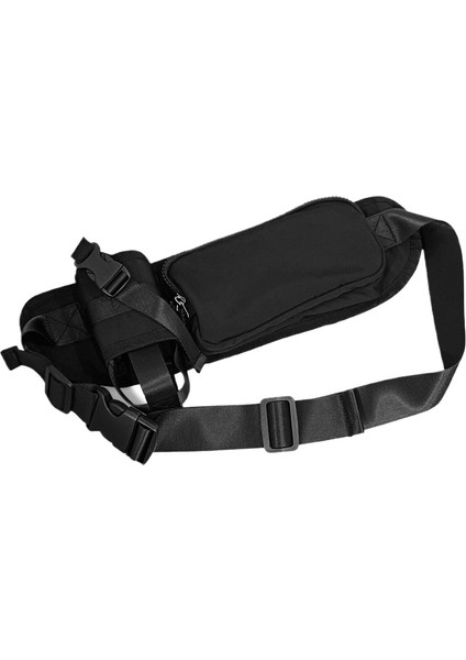 Yeni Taşınabilir Basit Spor Bel Çantası Büyük Kapasiteli Fitness Bel Çantası Su Isıtıcısı Bel Çantası Su Geçirmez Crossbody Göğüs (Yurt Dışından)