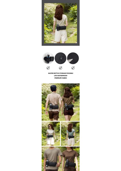 Yeni Taşınabilir Basit Spor Bel Çantası Büyük Kapasiteli Fitness Bel Çantası Su Isıtıcısı Bel Çantası Su Geçirmez Crossbody Göğüs (Yurt Dışından) modelleri
