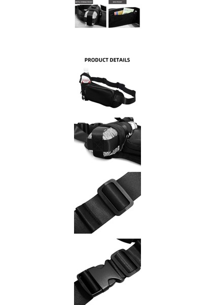 Yeni Taşınabilir Basit Spor Bel Çantası Büyük Kapasiteli Fitness Bel Çantası Su Isıtıcısı Bel Çantası Su Geçirmez Crossbody Göğüs (Yurt Dışından) fırsatları