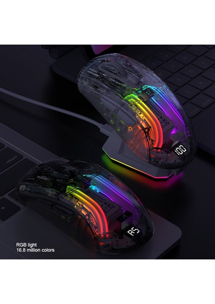 X2PRO Manyetik Şarjlı Bluetooth Fare, Üç Modlu, Rgb Işıklar, Pil Göstergesi, Bilgisayar Telefonu-B Için Kullanım (Yurt Dışından)
