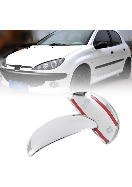 Adet Araba Krom Dış Yan Kapı Kolu Dış Kapı Kolu Kapak Trim ile Uyumlu 206 (Yurt Dışından) fırsatları