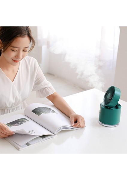 Katlanır Nemlendirici Fan Masaüstü Başınızı Sallayabilir Klima Fanı (Pembe) (Yurt Dışından) modelleri