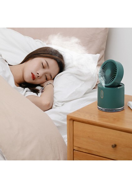 Katlanır Nemlendirici Fan Masaüstü Başınızı Sallayabilir Klima Fanı (Pembe) (Yurt Dışından) fırsatları