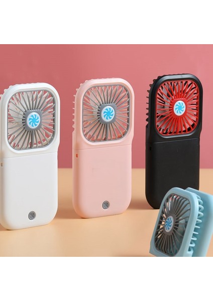 Taşınabilir Asılı Boyun Fanı USB Şarj Edilebilir Mini Katlanır Açık El Klima Seyahat Soğutucu Pembe (Yurt Dışından) fiyatları