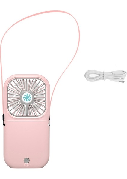 Taşınabilir Asılı Boyun Fanı USB Şarj Edilebilir Mini Katlanır Açık El Klima Seyahat Soğutucu Pembe (Yurt Dışından) fırsatları