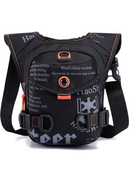 Yeni Açık Bisiklet Bacak Çantası Çok Fonksiyonlu Spor Erkekler Göğüs Çantası Taşınabilir Bel Çantası Crossbody Çantası (Yurt Dışından)