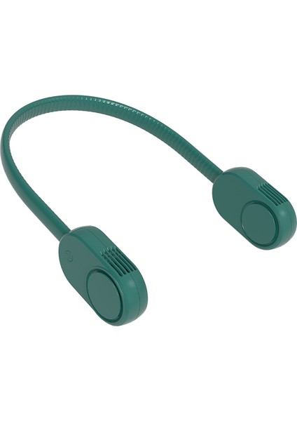 USB Elektrikli Hava Boyun Fanı Bladeless Asılı Soğutucu Açık Spor Şarj Edilebilir Boyun Bandı Fanı, Yeşil (Yurt Dışından) indirimleri