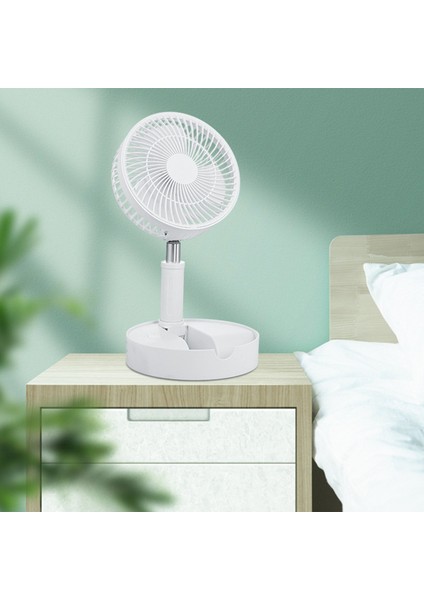Katlanır Masa Fanı, Taşınabilir Fan, Açık Ayakta Zemin/usb Hava Sirkülatörü Fanı Taşınabilir Seyahat Mini Fanlar Yatak Odası Odası Için (Yurt Dışından)