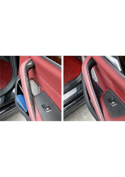 Adet Siyah Kapı Çekme Kolu 5 Serisi 2018-2023 525I 528I Sürücü ve Yolcu Yan Kapı Kolu Kapağı (Yurt Dışından) modelleri