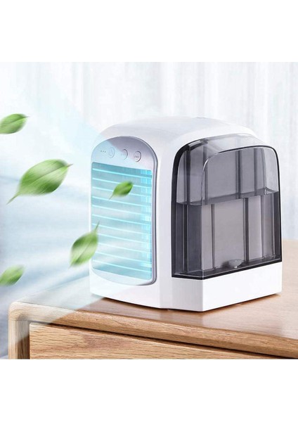 Taşınabilir Klima, Ev Ofis Yatak Odası Için Mini Evaporatif Hava Soğutmalı Arındırıcı Nemlendirici -A (Yurt Dışından)