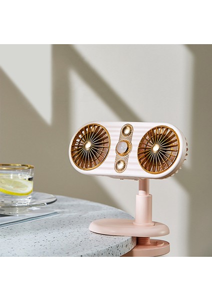 Klima Fanı Çok Fonksiyonlu Masaüstü Sessiz Soğutucu Klipsli Ev Ofis Taşınabilir USB Soğutma Fanı, Yeşil (Yurt Dışından) fiyatları