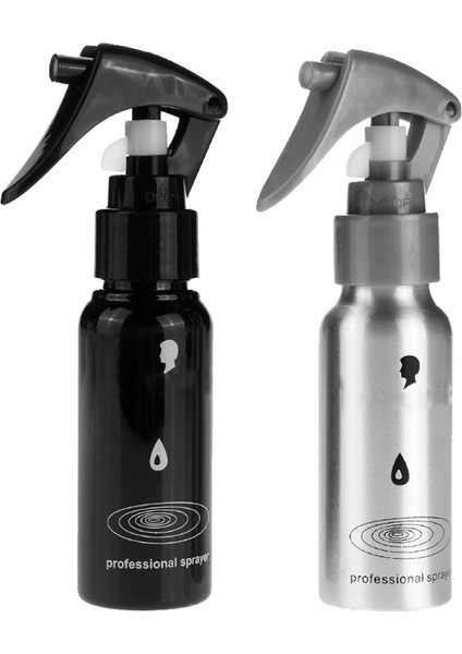 10 Adet 60 ml Mini Mat Gümüş Alüminyum Sprey Atomizer Aplikatör Şişeleri Kuaför Kuaförlük Püskürtücü Su Şişesi (Yurt Dışından)