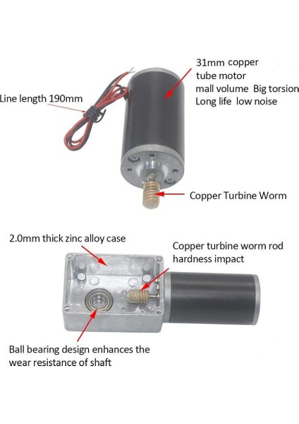 Dc 12V Dişli Motor Yüksek Burulma Hızını Azaltın Elektrikli Şanzıman Motoru Geri Dönüşümlü Dişli Motor 8mm Mil (12V 16RPM) (Yurt Dışından) indirimleri