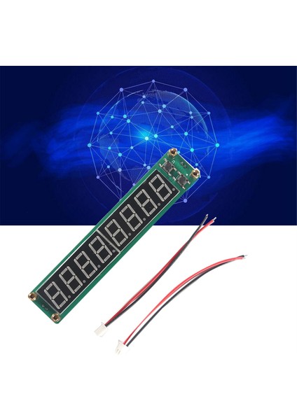 Frekans Ölçer Modülü Plj-8led-R Frekans Ekran Ölçümü 0.1MHZ-2400MHZ Frekans Ekran Bileşen Modülü, C (Yurt Dışından) modelleri