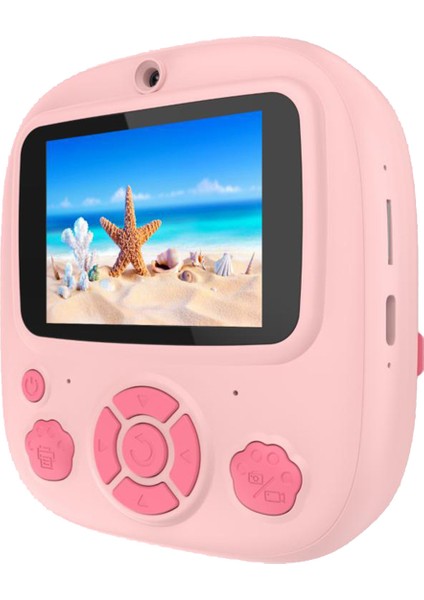P5 Yazıcı ile Uyumlu Hd Çocuk Oyuncakları Fotoğraf Video Çok Fonksiyonlu Taşınabilir Kullanışlı Kamera, Pembe B (Yurt Dışından) fırsatları