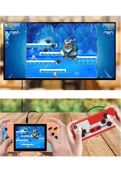 G3 Taşınabilir Retro Arcade Gamepad 800 Klasik Oyunlar 3.5 Inç Ekranlı El Oyun Konsolu Iki Kişilik Mod Denetleyicisi(D) (Yurt Dışından)