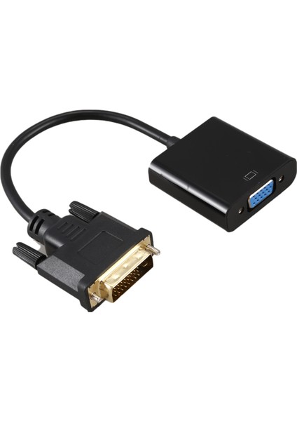 5x DVI - VGA Adaptör Kablosu 1080P Dvı-D - VGA Kablosu 24+1 25 Pin DVI Erkek - 15 Pin VGA Dişi Dönüştürücü Ekranla Uyumlu (Yurt Dışından)