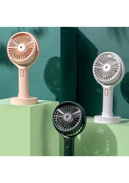 Ev Için Taşınabilir El Mini Fan Şarj Edilebilir Klima Masa USB Fanlar Dahili Pil Yeşil (Yurt Dışından) fırsatları