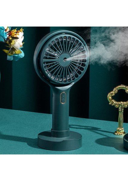 Ev Için Taşınabilir El Mini Fan Şarj Edilebilir Klima Masa USB Fanlar Dahili Pil Yeşil (Yurt Dışından) indirimleri