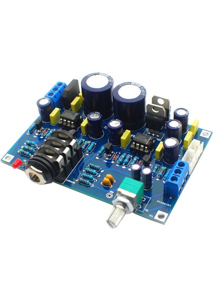 Hifi Kulaklık Amplifikatörü Solo Kulaklık Amplifikatörü Amp Çift NE5534 Ingilizce Solo Yükseltme Sürümü (Yurt Dışından)