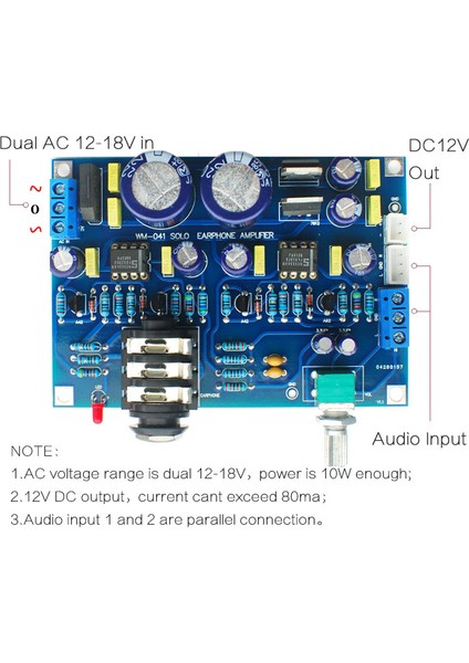 Hifi Kulaklık Amplifikatörü Solo Kulaklık Amplifikatörü Amp Çift NE5534 Ingilizce Solo Yükseltme Sürümü (Yurt Dışından) modelleri